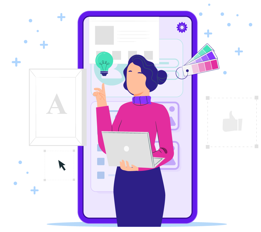 Ilustración Curso Diseño Gráfico